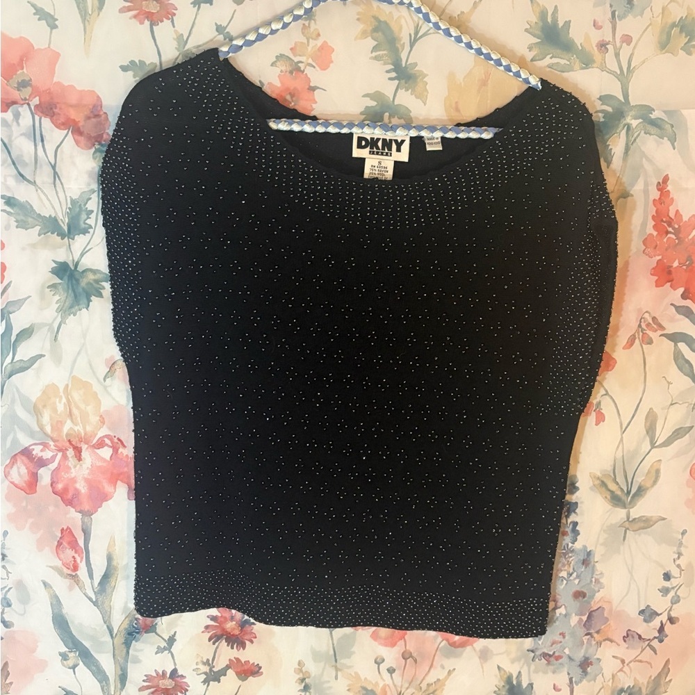 Vintage DKNY Black Women's Top